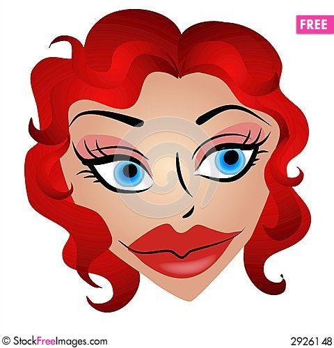 Cartoonish Woman With Big Lips - Free Stock Images & Photos - 2926148
